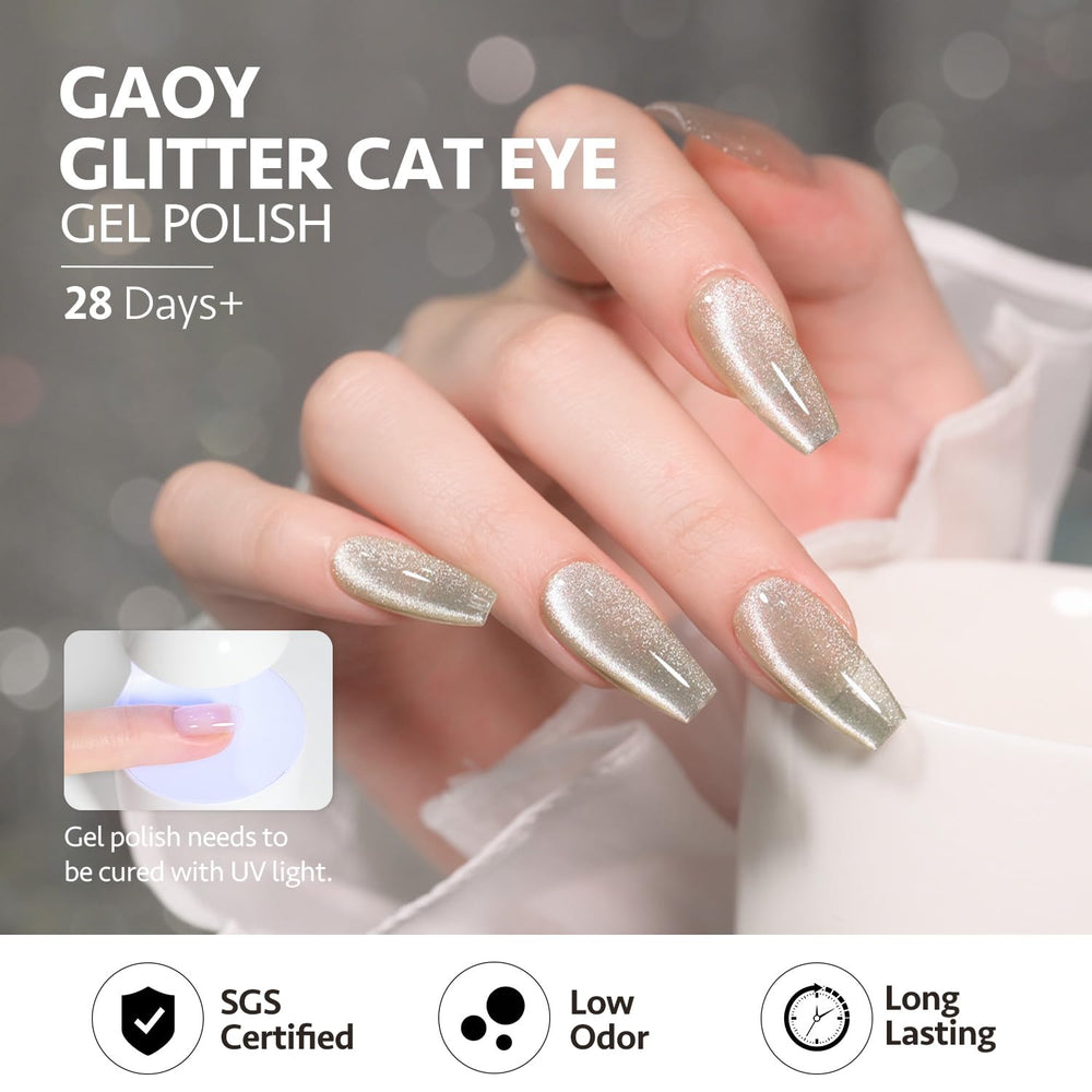 GAOY application in use on hand demonstrating salon-style holographic effect