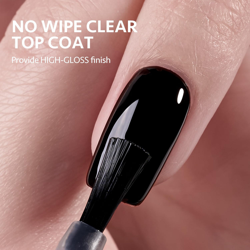 GAOY applying builder base and top coat in salon setting for long wear