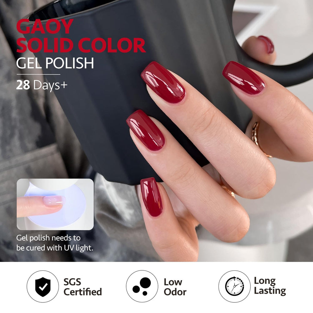 GAOY salon manicure in use demonstration showing professional finish benefit