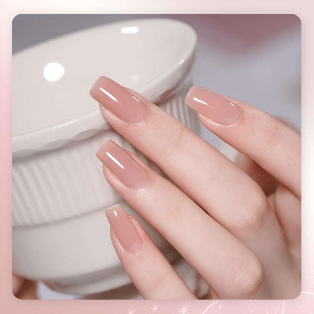 GAOY bottle closeup showing brush and viscous jelly texture for smooth application
