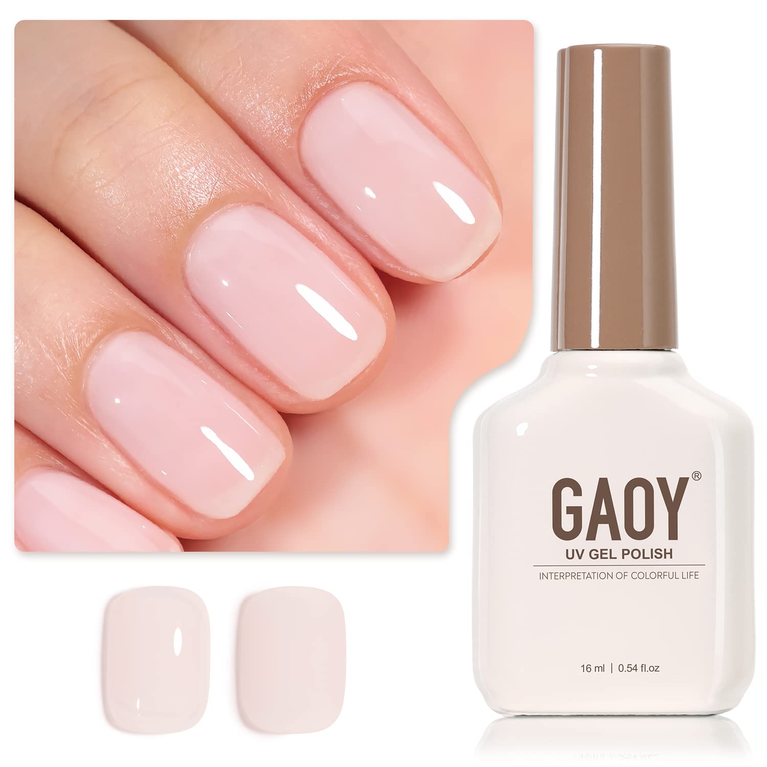 GAOY bottle front view showing shade 1352 and volume benefit