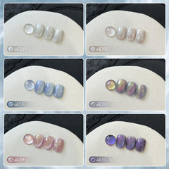 GAOY bottle label close-up highlighting iridescent pigment and color identification benefit