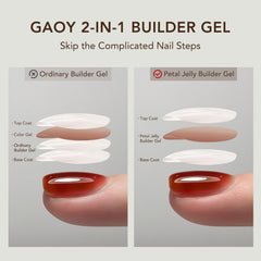 GAOY label close-up on bottle showing product name and shade for clear identification benefit
