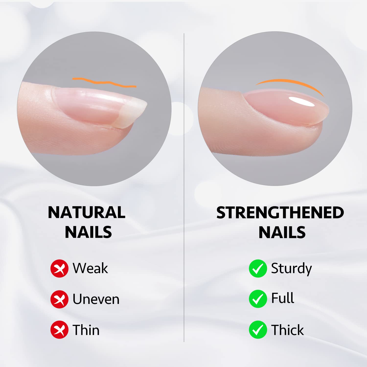 GAOY bottles held in hand to show 16ml scale and generous volume for frequent gel mani use