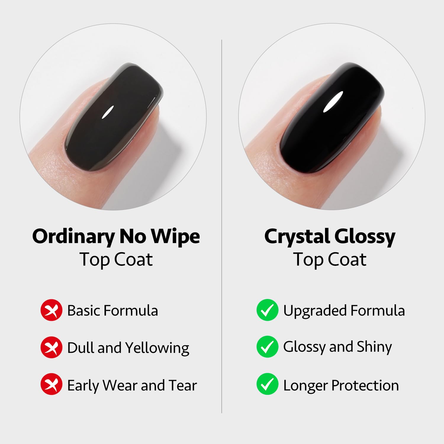 GAOY brush close-up showing smooth bristles for precise, even gel application