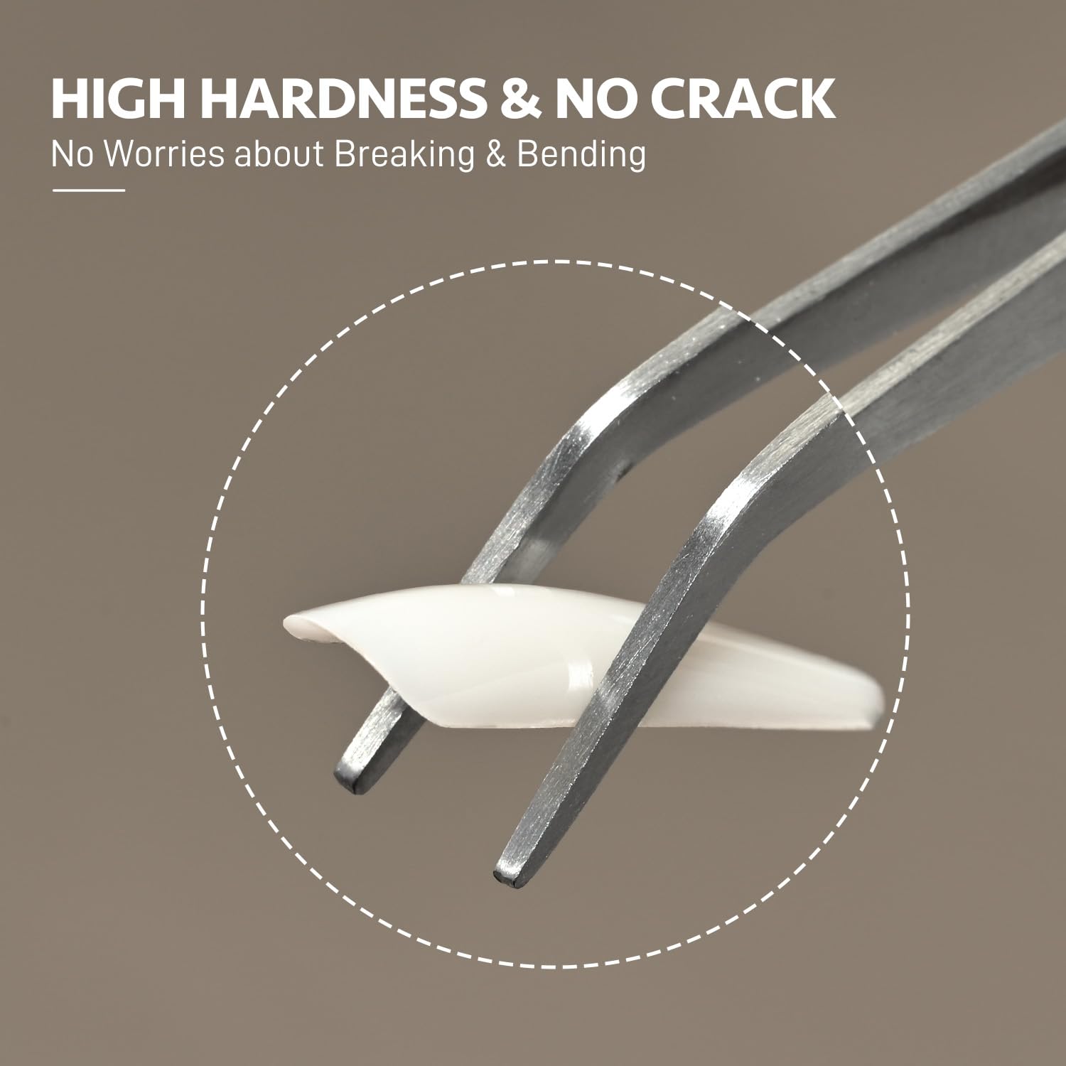 GAOY brush applying gel on nail demonstrating easy shaping and control