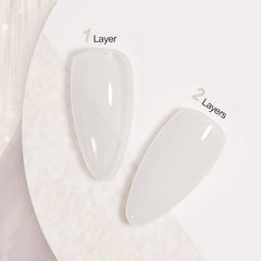 GAOY brush stroke texture demonstrating buildable jelly finish benefit