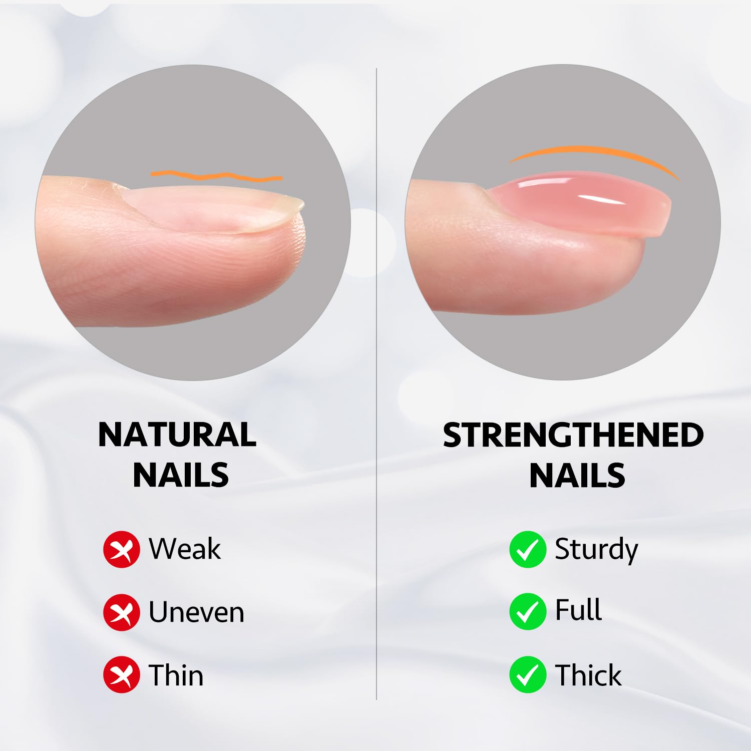 GAOY brush spreading gel showing smooth self-leveling texture for easier shaping