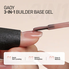 GAOY brush with gel texture showing jelly rubber consistency for easy shaping