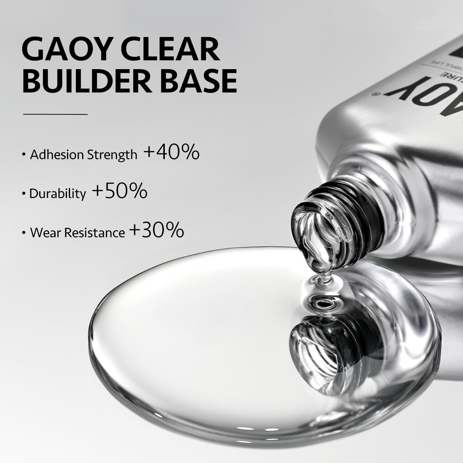 GAOY builder base brush close-up showing smooth application and control