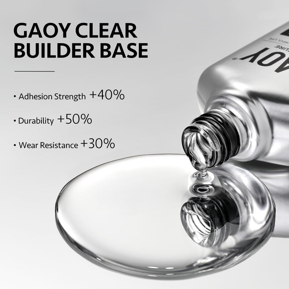 GAOY builder base brush close-up showing smooth application and control