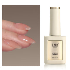 GAOY front bottle showing 16ml builder base gel and champagne cap benefiting storage