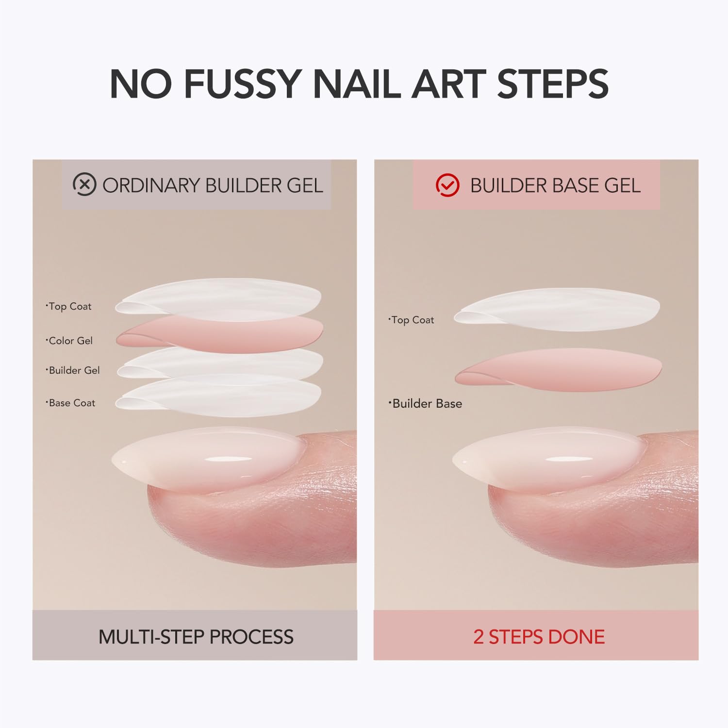 GAOY gel texture swirl close-up illustrating buildable, jelly consistency benefit