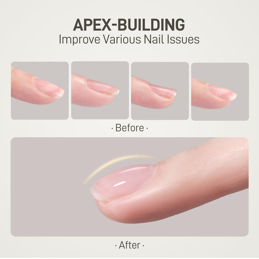 GAOY builder gel close-up texture highlighting strength and smooth application