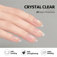 GAOY cured gel on extension showing durable finish and long-lasting wear
