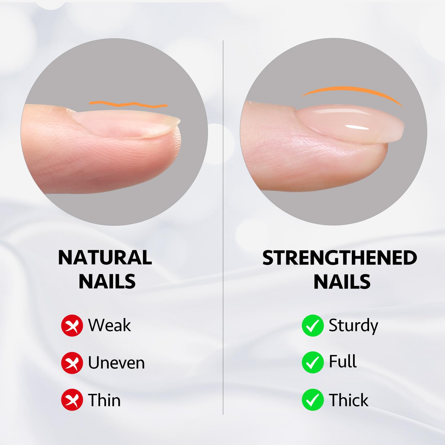 GAOY close-up of gel texture illustrating smooth, self-leveling consistency for neat application