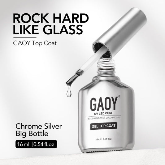 GAOY chrome-look bottle close-up highlighting premium finish