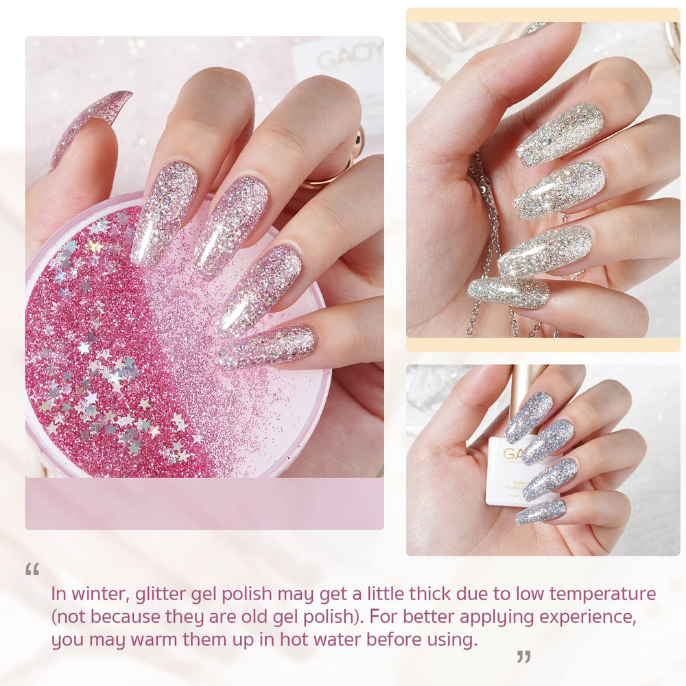 GAOY chrome texture swatch showing reflective finish and sparkle