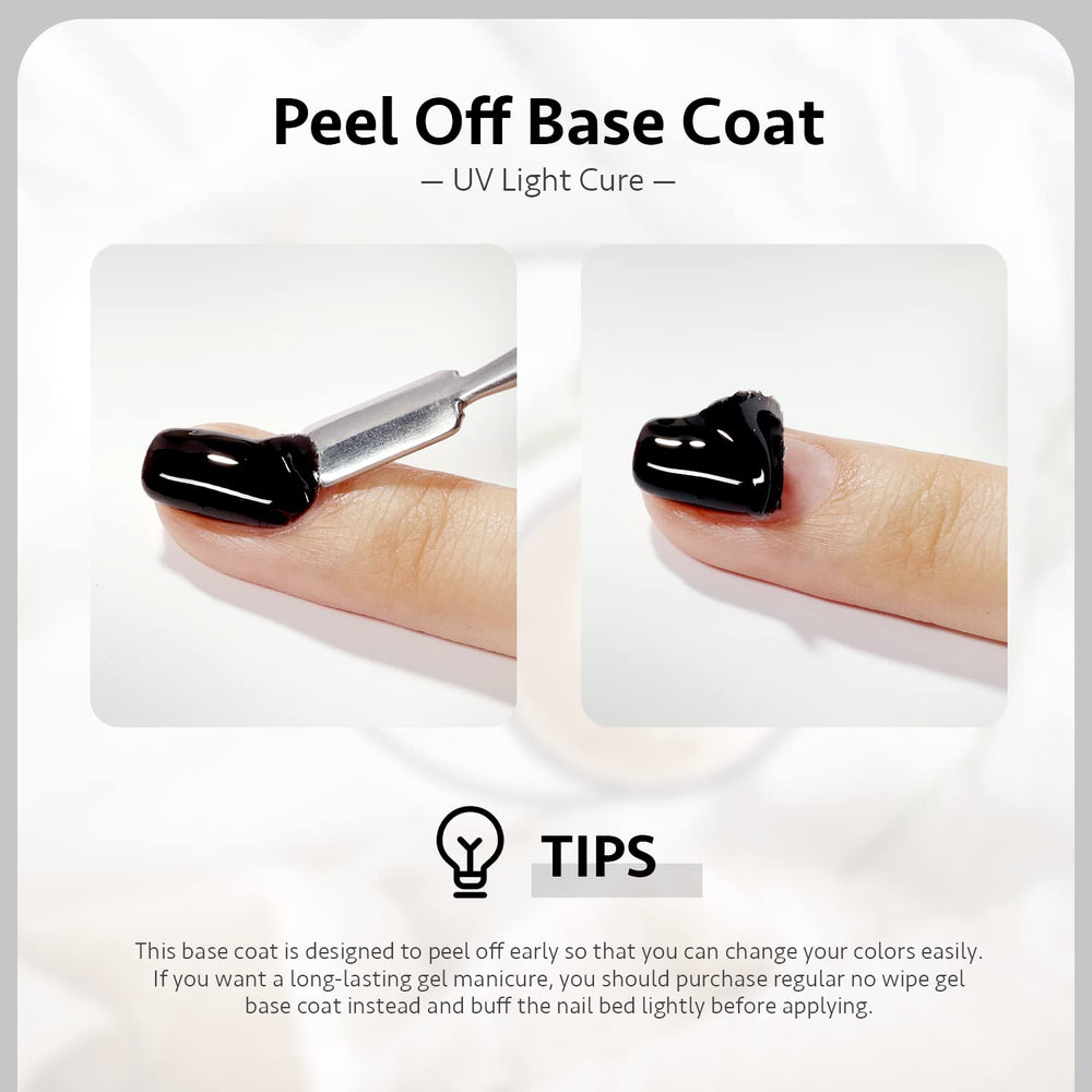 GAOY gel texture close-up demonstrating clear peelable film