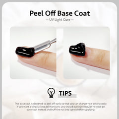 GAOY gel texture close-up demonstrating clear peelable film