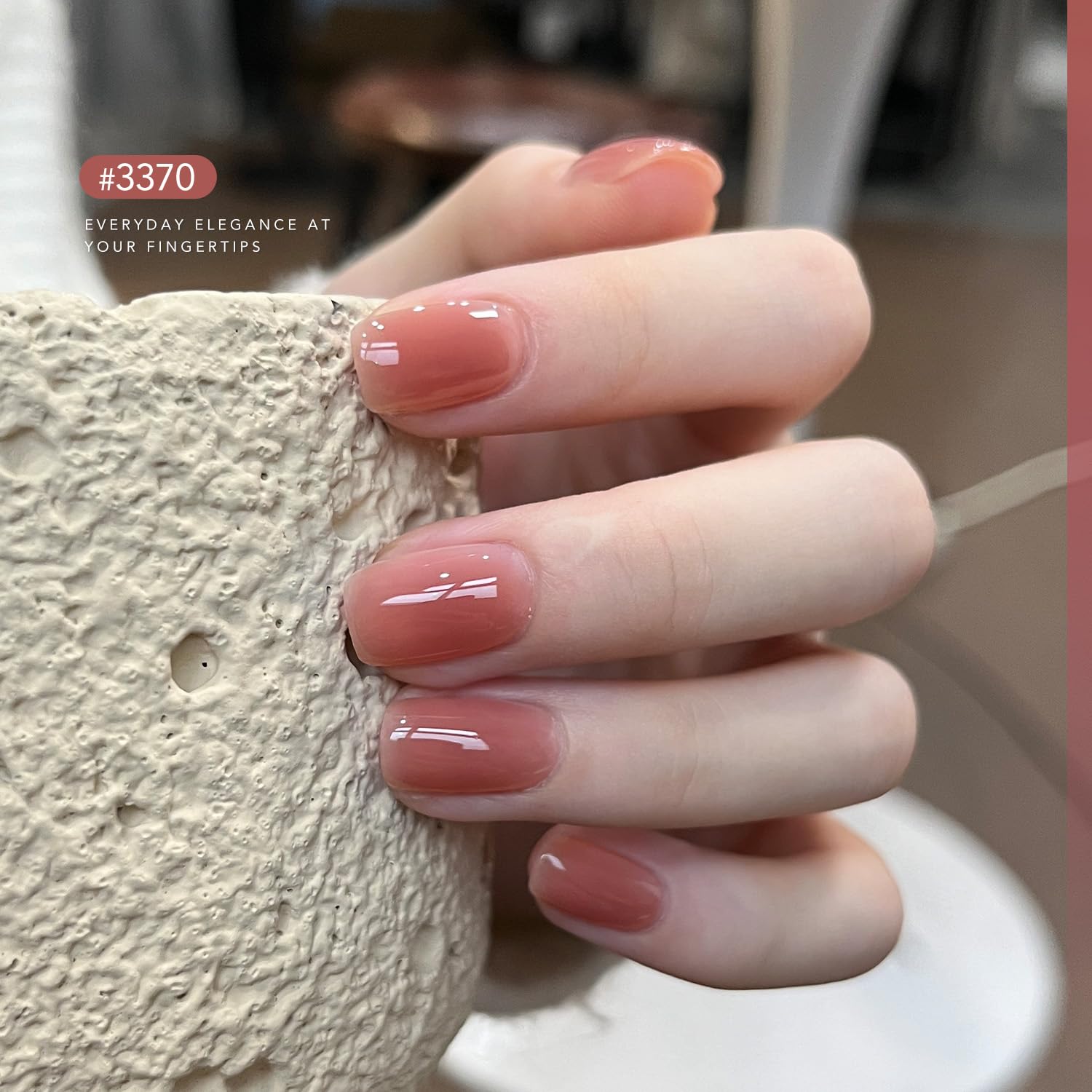 GAOY close-up of jelly polish texture illustrating sheer layering benefits