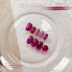 GAOY close-up of cat-eye magnet effect producing a sharp reflective line to enhance nail depth