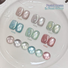 GAOY close-up glitter gel texture revealing shimmer particles for intense holographic effect