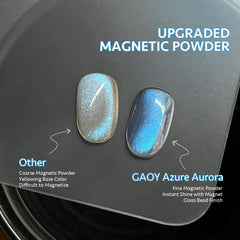 GAOY close-up glitter texture of jelly polish showing sparkle benefit: visible depth