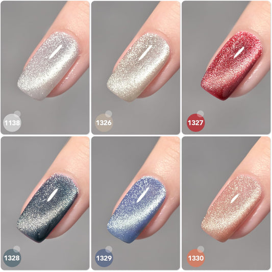 GAOY close-up of holographic glitter texture, reveals sparkle and depth benefit
