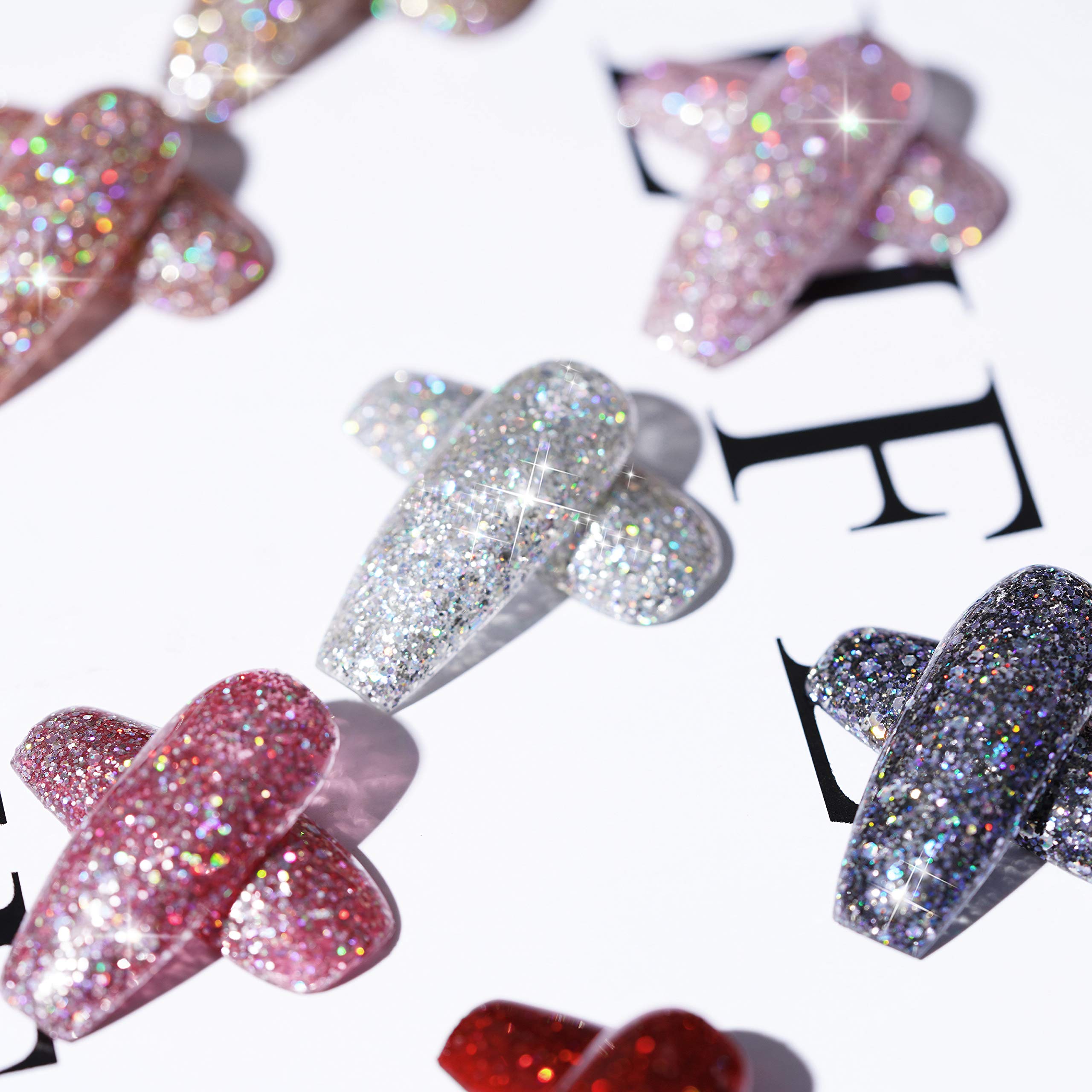 GAOY glitter polish close-up revealing shimmery texture for eye-catching shine