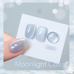 GAOY close-up glitter texture revealing reflective shimmer for vivid cat-eye results