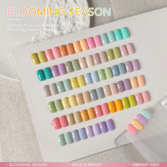 GAOY color array flatlay of 39 pastel shades to inspire design choices