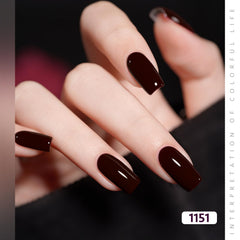 GAOY color swatch strips displaying six burgundy-to-wine shades for easy palette preview