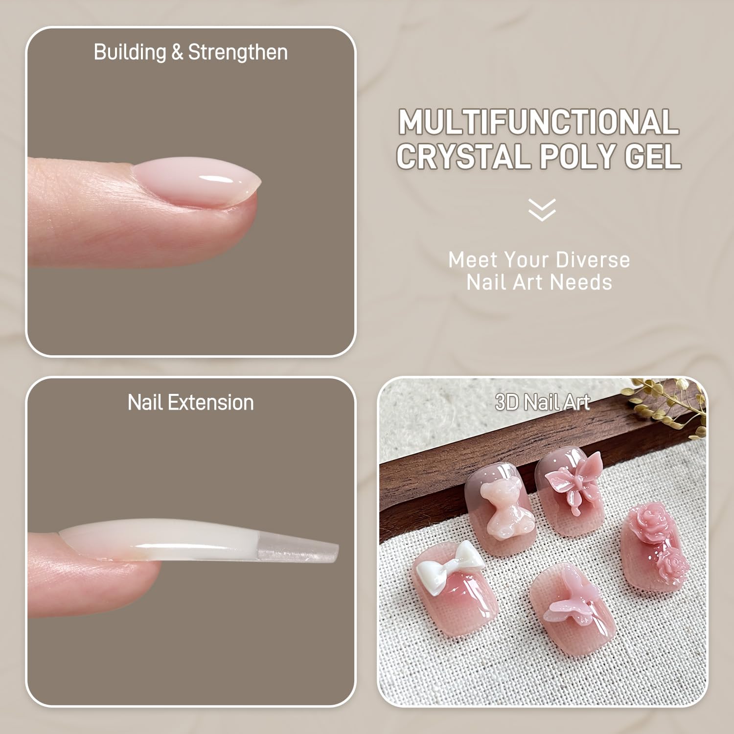 GAOY 30g jar next to fingers showing compact size and travel-friendly benefit