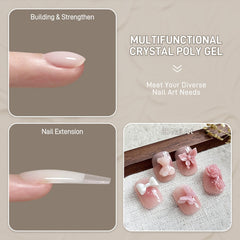 GAOY 30g jar next to fingers showing compact size and travel-friendly benefit