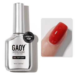 GAOY front bottle showing clear high-gloss finish and professional design benefit