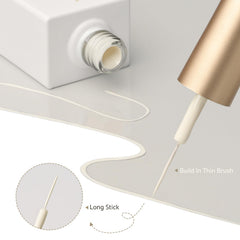 GAOY cured French manicure set showcasing glossy long-lasting finish