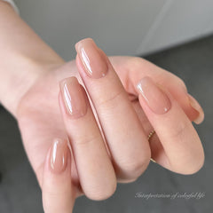 GAOY cured gel close-up highlighting glossy finish and chip-resistant look