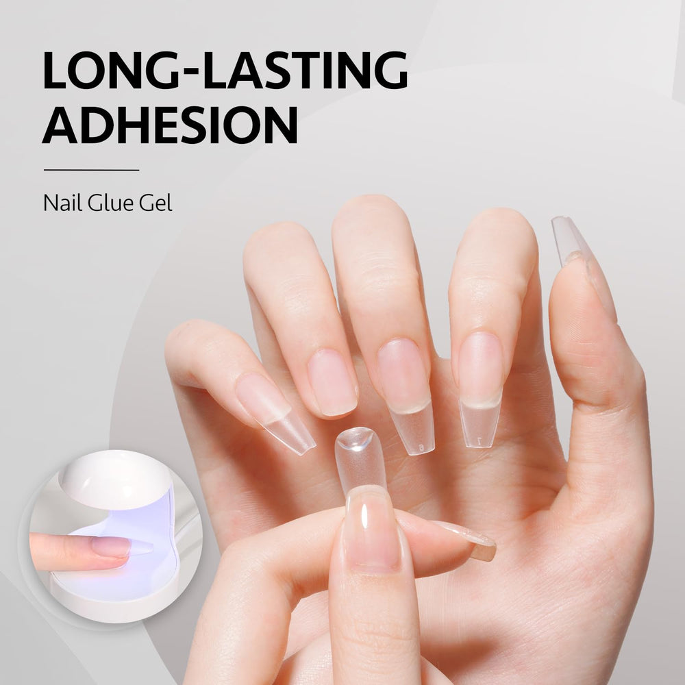 GAOY cured nail gloss detail highlighting glass-like shine and chip protection