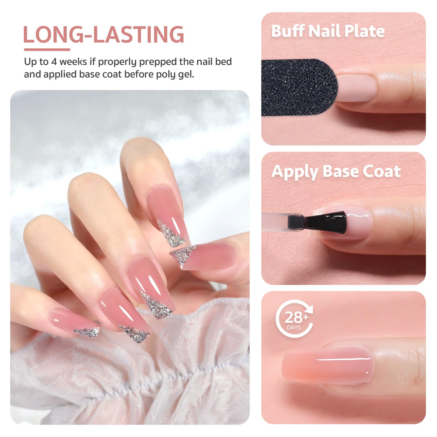 GAOY cured nails in salon setting illustrating durable polished finish