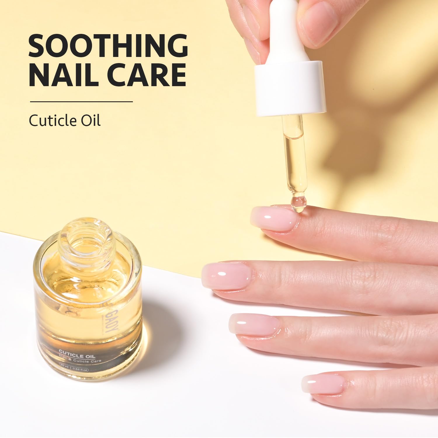 GAOY dropper dispensing oil highlighting precise application and mess-free control