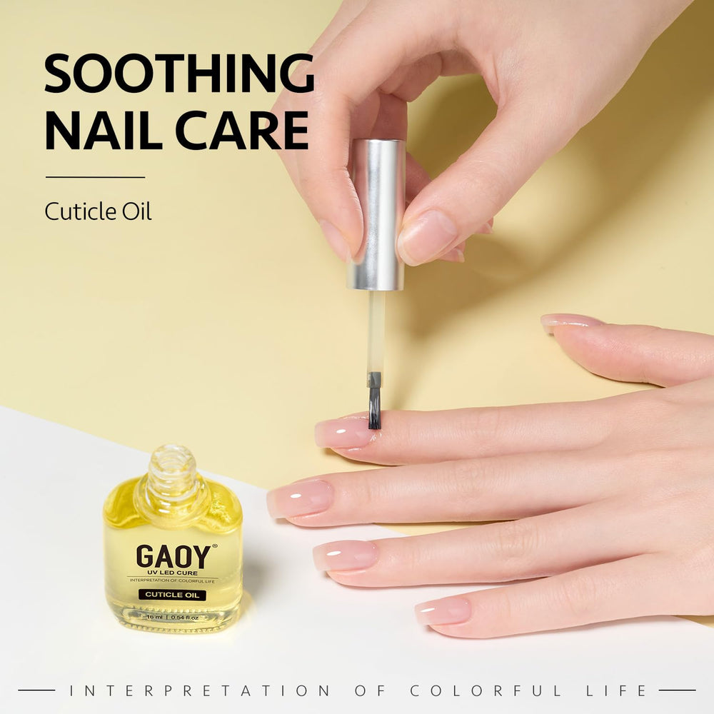 GAOY cuticle oil dropper delivering moisturizing oil for nails