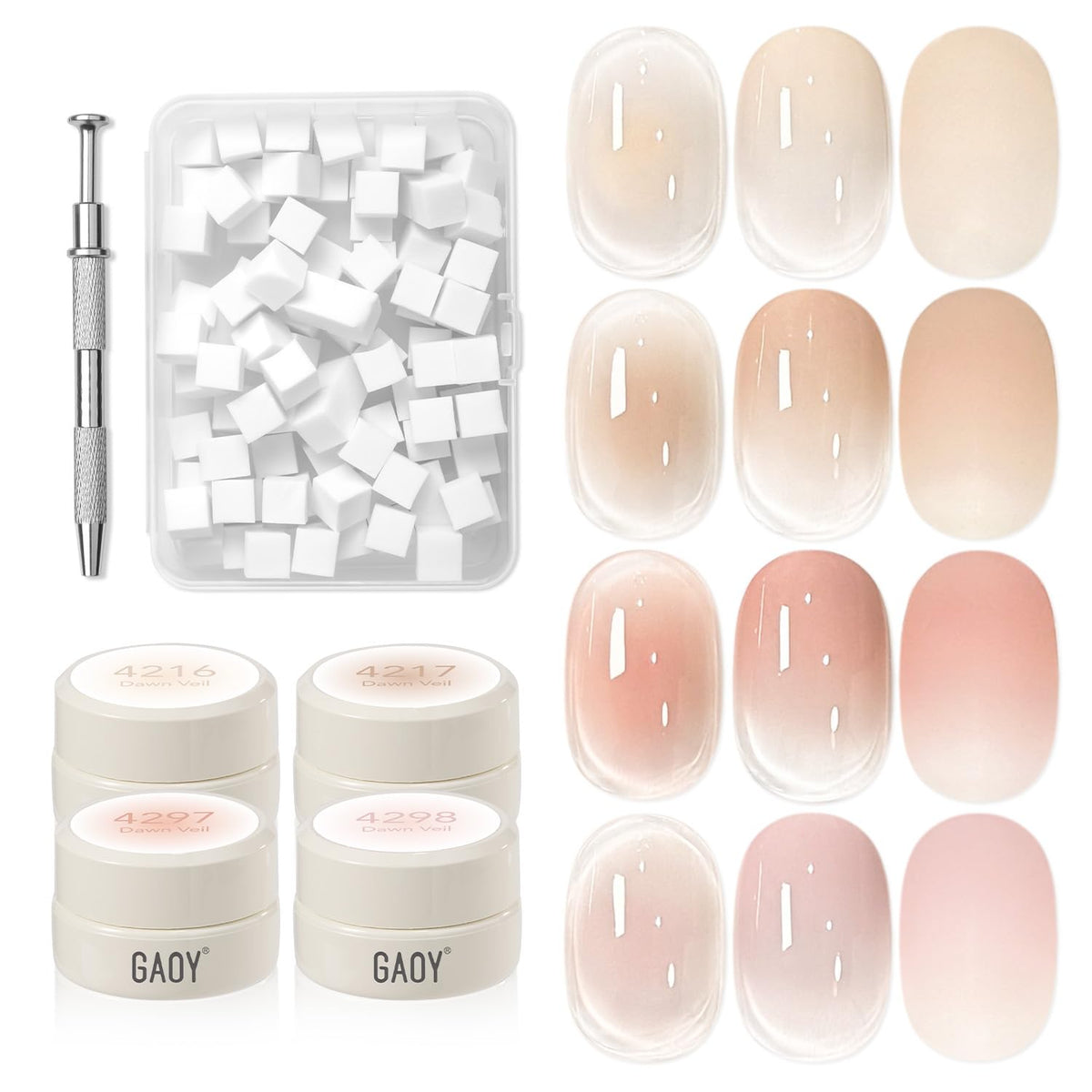 GAOY front packaging showing Dawn Veil kit and neat storage case for convenience