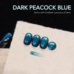 GAOY brush stroke of holographic gel showing smooth texture and reflective depth