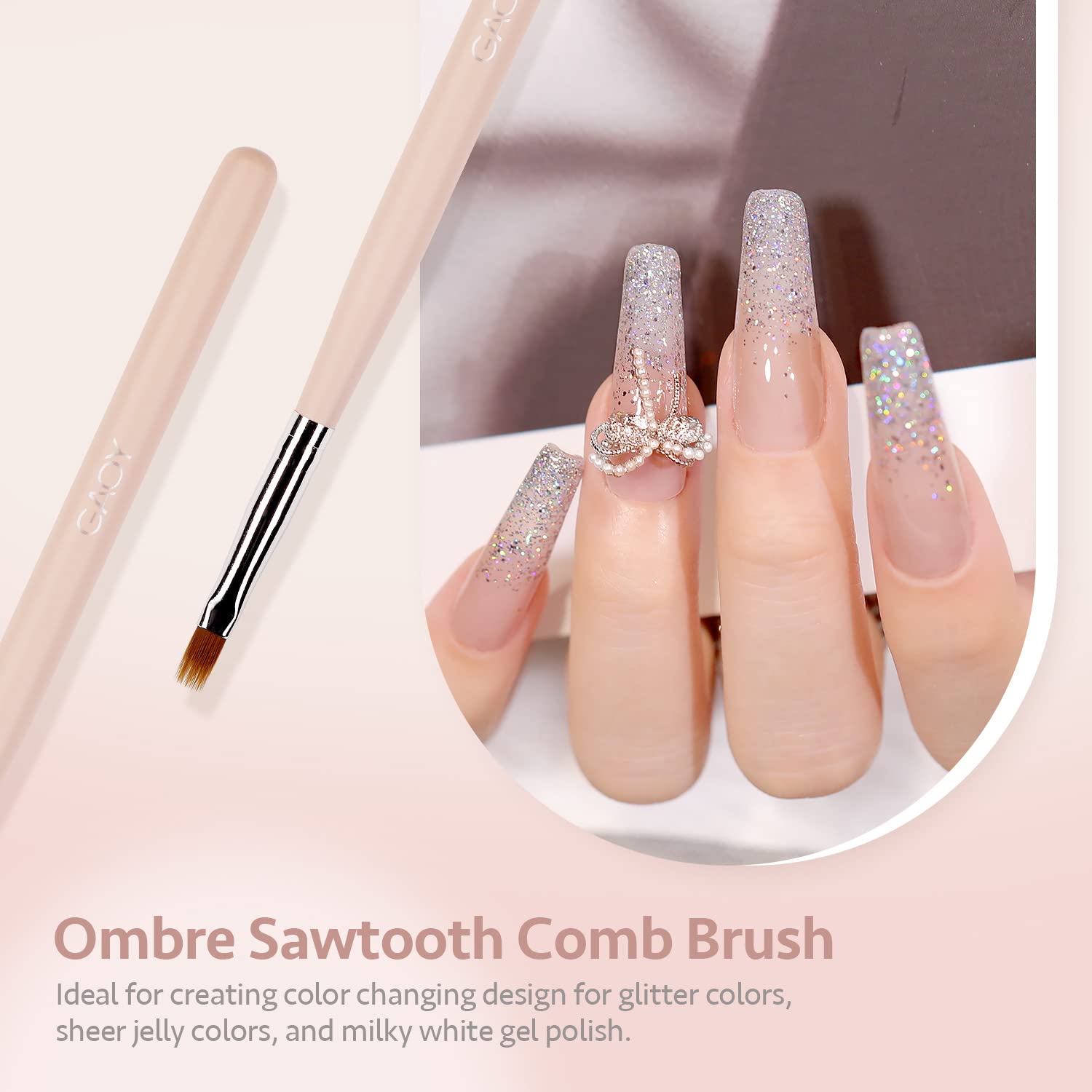 GAOY dotting pen creating uniform dots on nail showcasing consistent results