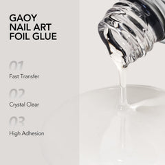 GAOY gel texture close-up illustrating high-viscosity formula for strong adhesion