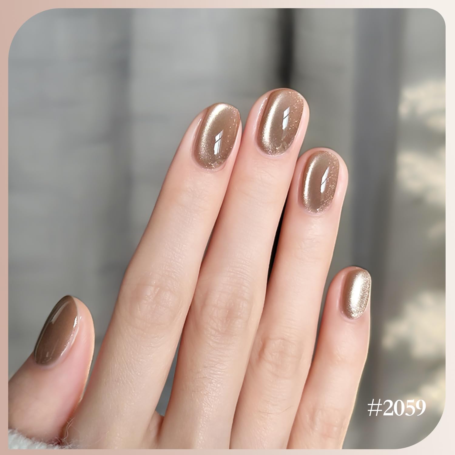 GAOY swatches of six Forest Sunset shades on display, shows holo depth and color choices