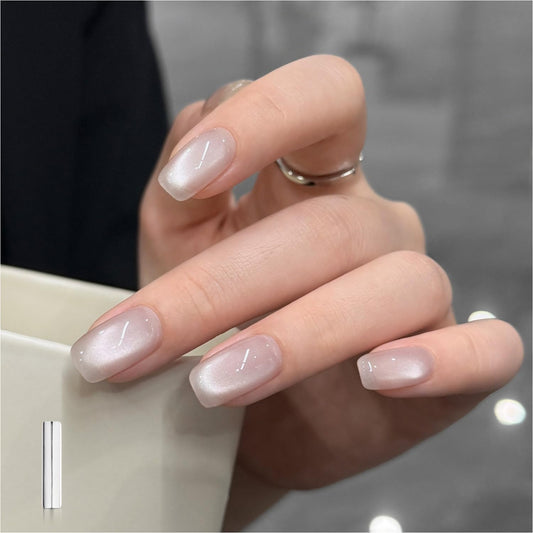 GAOY bottle front view showing 16ml polish and shade Dove Feather benefit clear shade