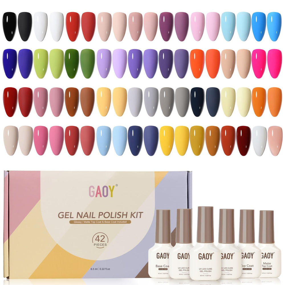 GAOY front box display showing all 42 kit items and easy selection benefit