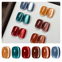 GAOY front packaging showing six gel bottles and magnet, clear kit overview